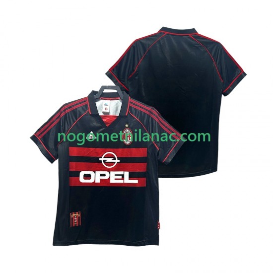 Dres AC Milan Retro Treći 1998 1999 Kratkih Rukava - Muški