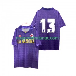 Dres ACF Fiorentina 13 1989 1990 Retro Domaći Kratkih Rukava - Muški Dres ACF Fiorentina 13 1989 1990 Retro Domaći Kratkih Rukava - Muški