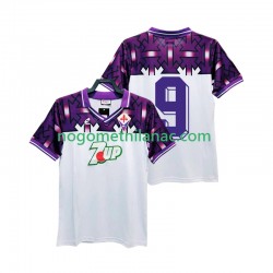 Dres ACF Fiorentina 9 1992 1993 Retro Gostujući Kratkih Rukava - Muški