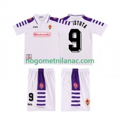 Dres ACF Fiorentina BASTUTA 9 Retro Gostujući 1998 1999 Kratkih Rukava - Dječji