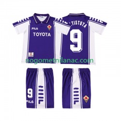 Dres ACF Fiorentina BASTUTA 9 2000 Retro Domaći 1999 Kratkih Rukava - Dječji