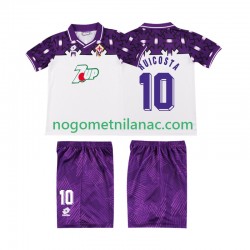 Dres ACF Fiorentina RUI COSTA 10 1992 1993 Retro Gostujući Kratkih Rukava - Dječji Dres ACF Fiorentina RUI COSTA 10 1992 1993 Retro Gostujući Kratkih Rukava - Dječji