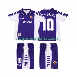 Dres ACF Fiorentina RUI COSTA 10 2000 Retro Domaći 1999 Kratkih Rukava - Dječji Dres ACF Fiorentina RUI COSTA 10 2000 Retro Domaći 1999 Kratkih Rukava - Dječji