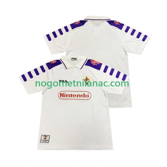 Dres ACF Fiorentina Retro Gostujući 1998 1999 Kratkih Rukava - Muški
