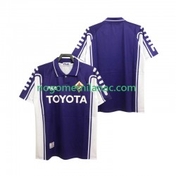 Dres ACF Fiorentina 2000 Retro Domaći 1999 Kratkih Rukava - Muški