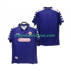 Dres ACF Fiorentina Retro Domaći 1998 1999 Kratkih Rukava - Muški