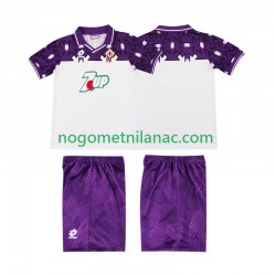 Dres ACF Fiorentina 1992 1993 Retro Gostujući Kratkih Rukava - Dječji Dres ACF Fiorentina 1992 1993 Retro Gostujući Kratkih Rukava - Dječji