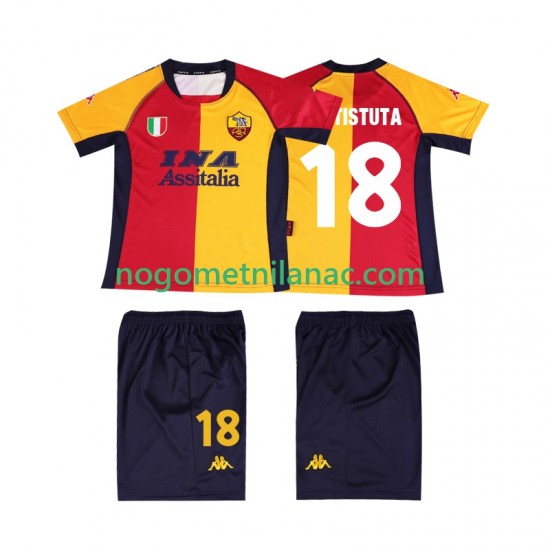 Dres Roma BATISTUTA 18 2001 Retro Domaći Kratkih Rukava - Dječji