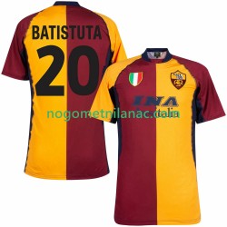 Dres Roma Batistuta 20 2000 2001 Retro Domaći Kratkih Rukava - Muški Dres Roma Batistuta 20 2000 2001 Retro Domaći Kratkih Rukava - Muški