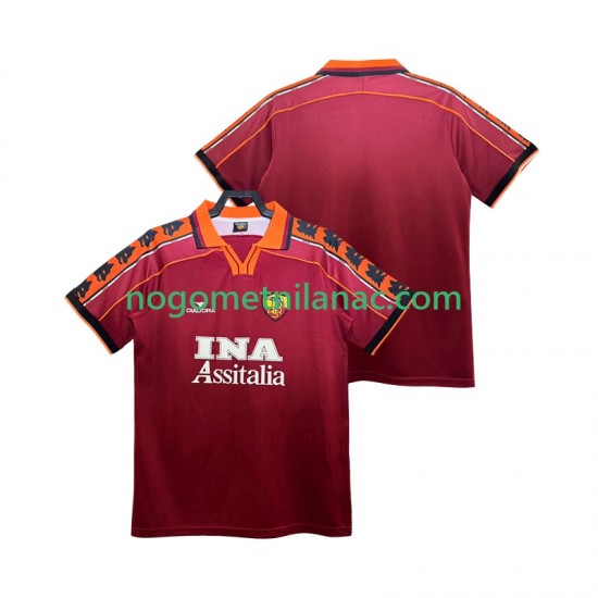 Dres Roma Retro Domaći 1998 1999 Kratkih Rukava - Muški