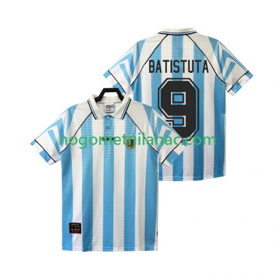 Dres Argentina BATISTUTA 9 1996 1997 Retro Domaći Kratkih Rukava - Muški