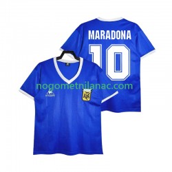 Dres Argentina MARADONA 10 1986 Retro Gostujući Kratkih Rukava - Muški Dres Argentina MARADONA 10 1986 Retro Gostujući Kratkih Rukava - Muški