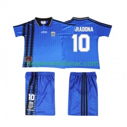 Dres Argentina MARADONA 10 Retro Gostujući 1994 Kratkih Rukava - Dječji Dres Argentina MARADONA 10 Retro Gostujući 1994 Kratkih Rukava - Dječji