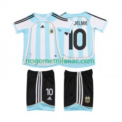 Dres Argentina RIQUELME 10 2007 Retro Domaći 2006 Kratkih Rukava - Dječji Dres Argentina RIQUELME 10 2007 Retro Domaći 2006 Kratkih Rukava - Dječji