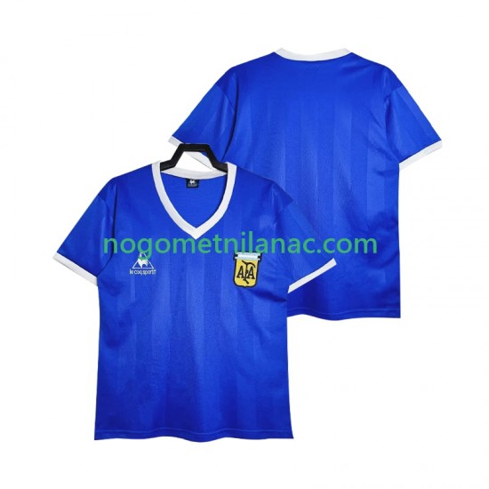 Dres Argentina 1986 Retro Gostujući Kratkih Rukava - Muški