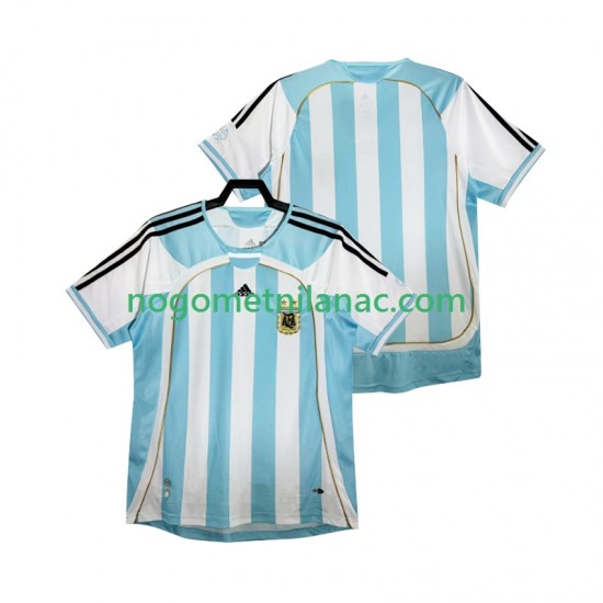 Dres Argentina 2014 Retro Domaći Kratkih Rukava - Muški