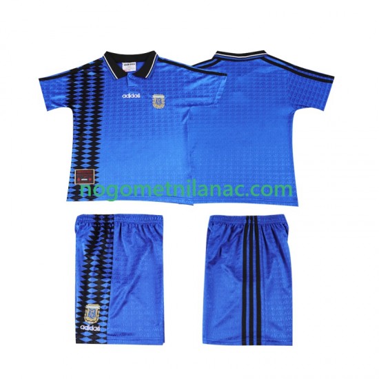 Dres Argentina Retro Gostujući 1994 Kratkih Rukava - Dječji