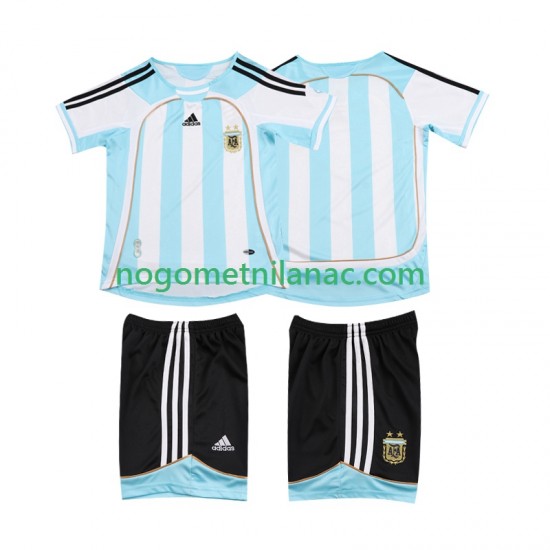 Dres Argentina 2007 Retro Domaći 2006 Kratkih Rukava - Dječji