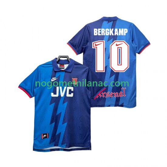 Dres Arsenal BERGKAMP 10 1995 1996 Retro Gostujući Kratkih Rukava - Muški