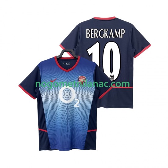 Dres Arsenal BERGKAMP 10 Retro Gostujući 2004 2002 Kratkih Rukava - Muški
