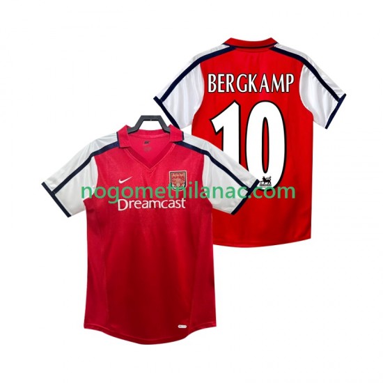 Dres Arsenal BERGKAMP 10 2001 Retro Domaći 2002 Kratkih Rukava - Muški