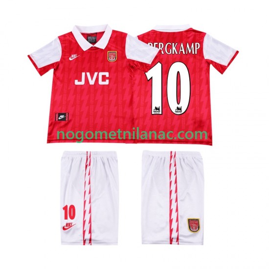 Dres Arsenal BERGKAMP 10 1996 Retro Domaći 1994 Kratkih Rukava - Dječji