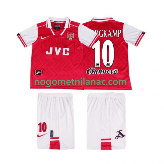 Dres Arsenal BERGKAMP 10 1996 1997 Retro Domaći Kratkih Rukava - Dječji