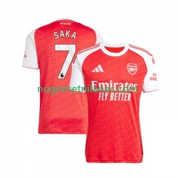 Dres Arsenal Bukayo Saka 7 Domaći 2025-2026 Kratkih Rukava - Muški
