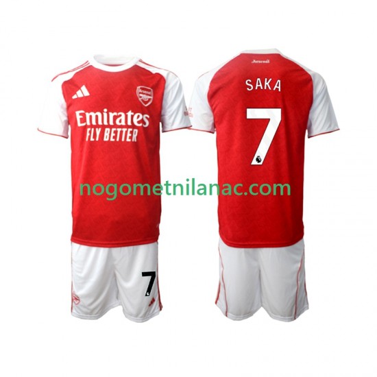 Dres Arsenal Bukayo Saka 7 Domaći 2025-2026 Kratkih Rukava - Dječji