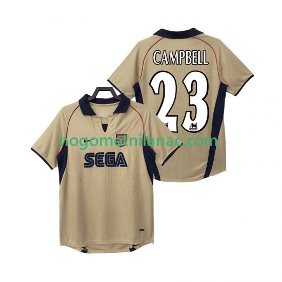 Dres Arsenal CAMPBELL 23 2001 Retro Gostujući 2002 Kratkih Rukava - Muški