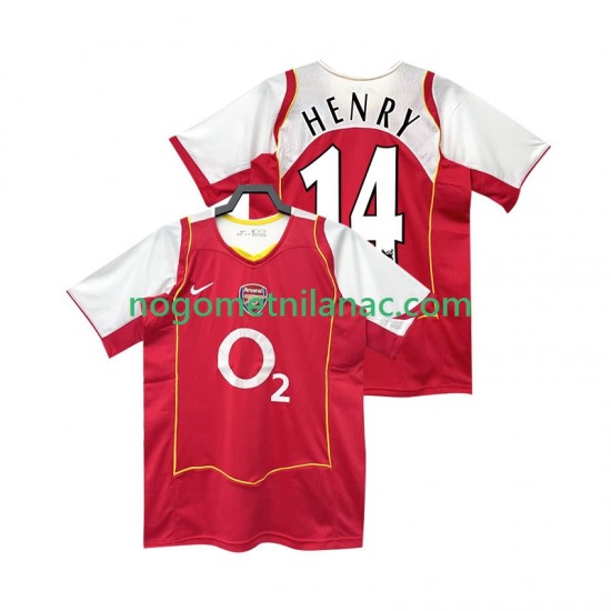 Dres Arsenal Henry 14 2005 Retro Domaći 2004 Kratkih Rukava - Muški