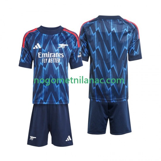 Dres Arsenal Gostujući 2025-2026 Kratkih Rukava - Dječji