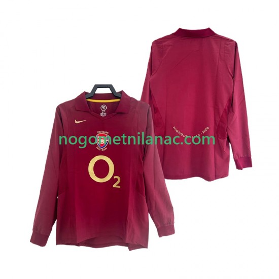 Dres Arsenal 2005 Retro Domaći 2006 Dugim Rukavima - Muški