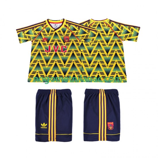 Dres Arsenal 1991 1993 Retro Gostujući Kratkih Rukava - Dječji