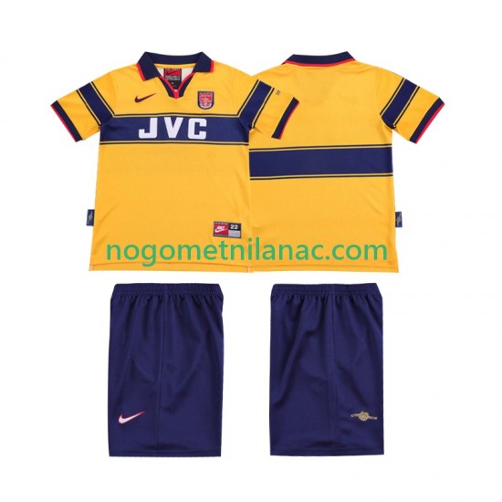 Dres Arsenal 1997 Retro Gostujući 1999 Kratkih Rukava - Dječji