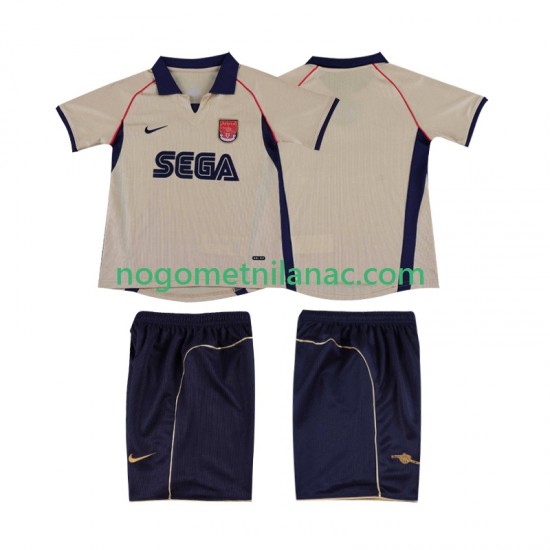 Dres Arsenal 2001 Retro Gostujući 2002 Kratkih Rukava - Dječji