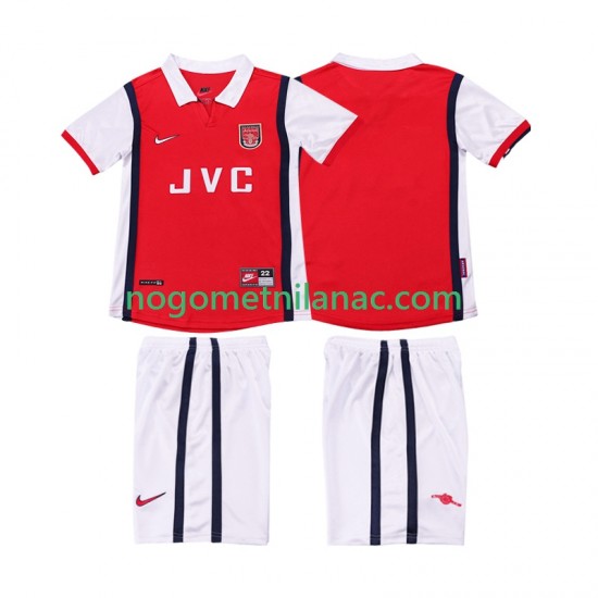 Dres Arsenal Retro Domaći 1998 1999 Kratkih Rukava - Dječji
