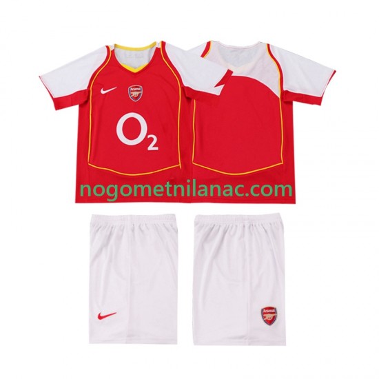 Dres Arsenal 2005 Retro Domaći 2004 Kratkih Rukava - Dječji