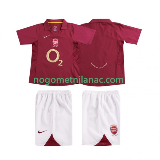 Dres Arsenal 2005 Retro Domaći 2006 Kratkih Rukava - Dječji