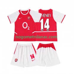 Dres Arsenal Thierry Henry 14 2003 Retro Domaći 2002 Kratkih Rukava - Dječji