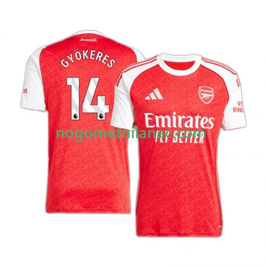 Dres Arsenal Viktor Gyokeres 14 Domaći 2025-2026 Kratkih Rukava - Muški