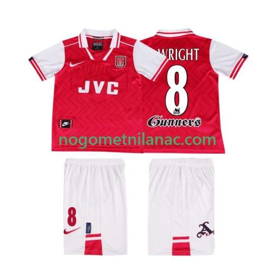 Dres Arsenal WRIGHT 8 1996 1997 Retro Domaći Kratkih Rukava - Dječji
