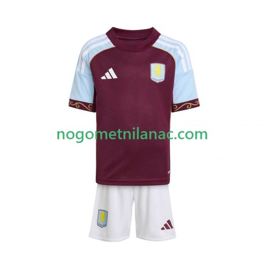 Dres Aston Villa Domaći 2025-2026 Kratkih Rukava - Dječji
