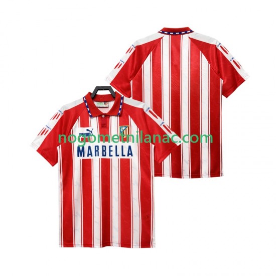 Dres Atlético Madrid 1995 Retro Domaći 1994 Kratkih Rukava - Muški