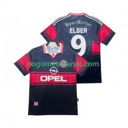 Dres FC Bayern München Elber 9 1997 Retro Domaći 1999 Kratkih Rukava - Muški