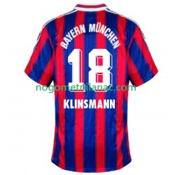 Dres FC Bayern München Klinsmann 18 1995 1997 Retro Domaći Kratkih Rukava - Muški