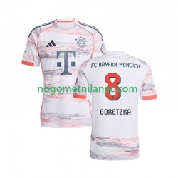 Dres FC Bayern München Leon Goretzka 8 Gostujući 2025-2026 Kratkih Rukava - Muški