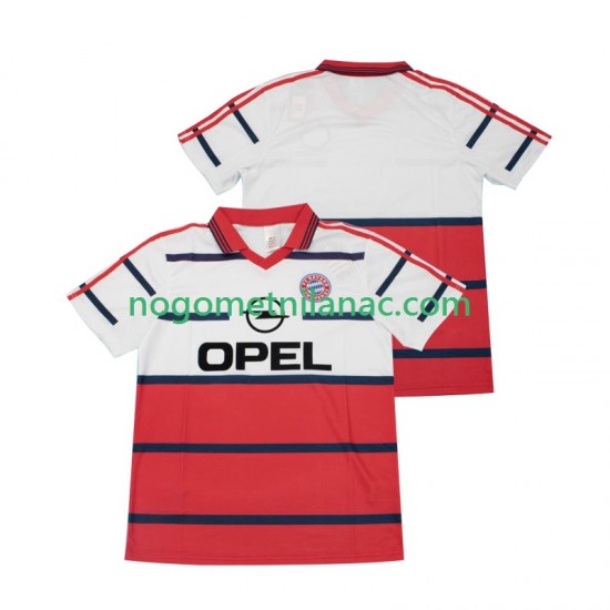 Dres FC Bayern München Retro Gostujući 1998 1999 Kratkih Rukava - Muški