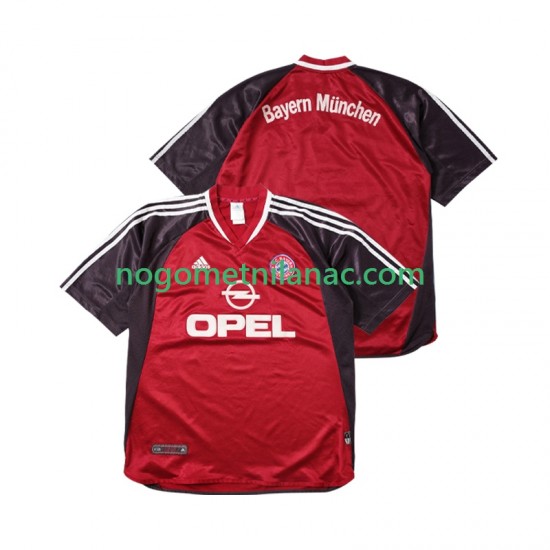 Dres FC Bayern München 2001 Retro Domaći 2002 Kratkih Rukava - Muški