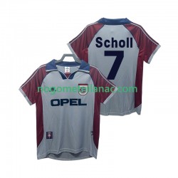 Dres FC Bayern München Scholl 7 Retro Treći 1998 1999 Kratkih Rukava - Muški